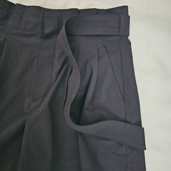 Athleta Sky Line Short II Black Paperbag Tie Waist Shorts Women's Size 6 - Picture 8 of 16